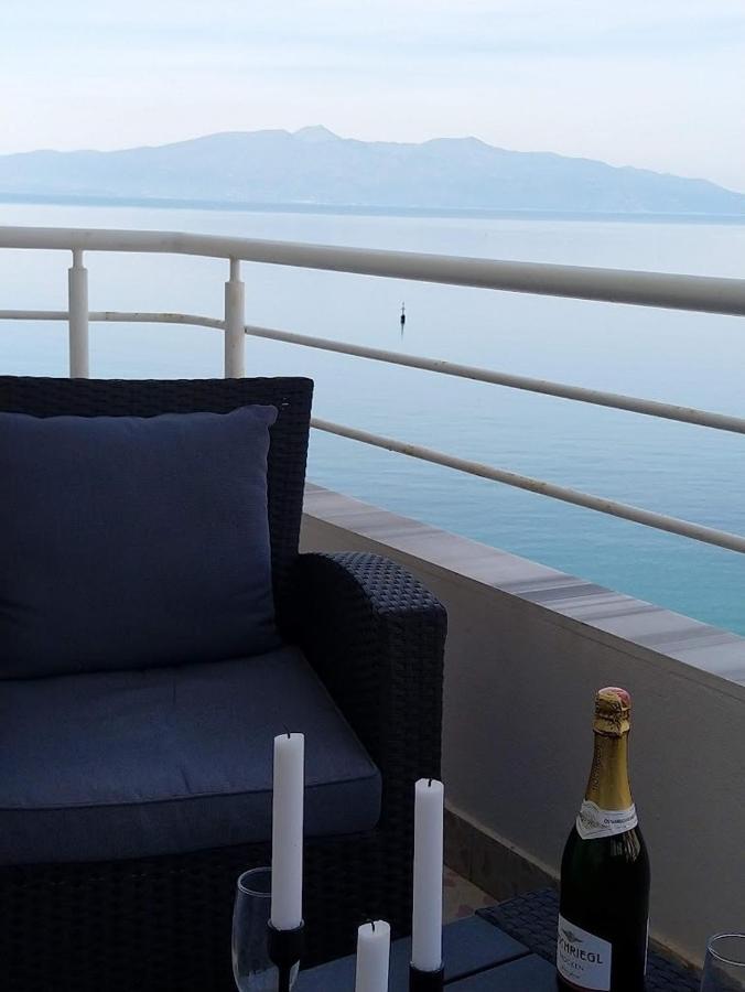Amazing Sea City View Apartment Sarandë エクステリア 写真